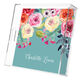 Blue Watercolor Roses Lucite Tray Image 2 of 3